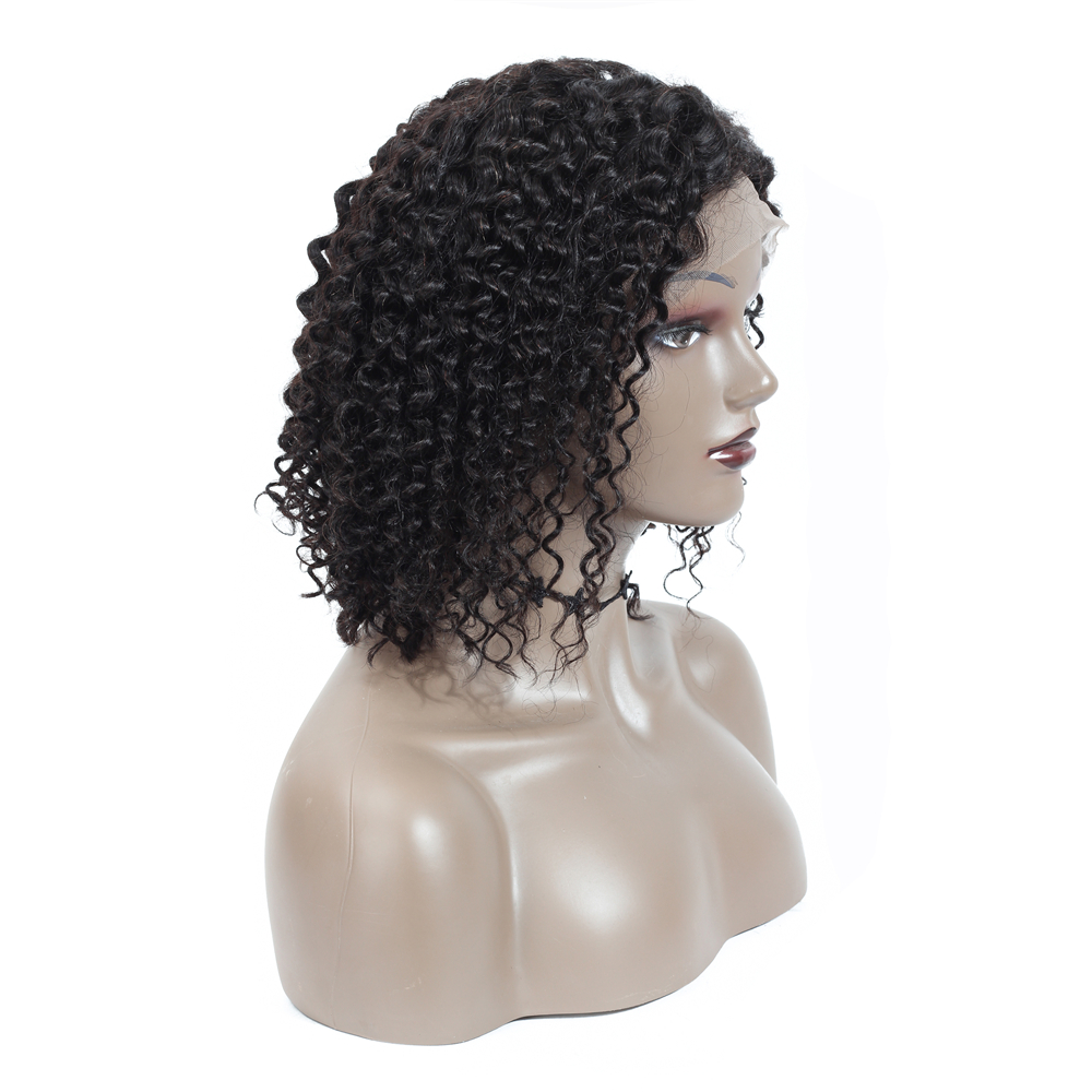 Short Curly Lace Wig Human Hair Bob Cut front Lace Wigs With BaBy Hair Virgin Brazilian Bob Curly Lace Front Wig