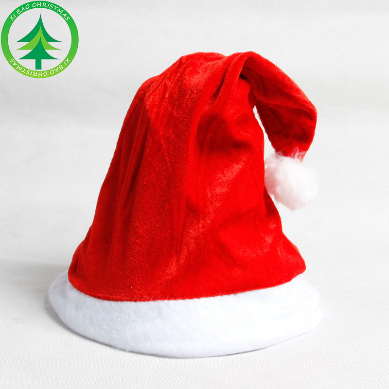 1pc High Quality Christmas Santa Claus Red Hats For Adult And Children XMAS Decor New Year's Gifts Home Party Supplies