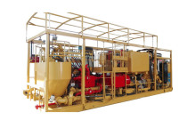 Twin-Pump Cementing Unit and Truck-Mounted Cementing Unit