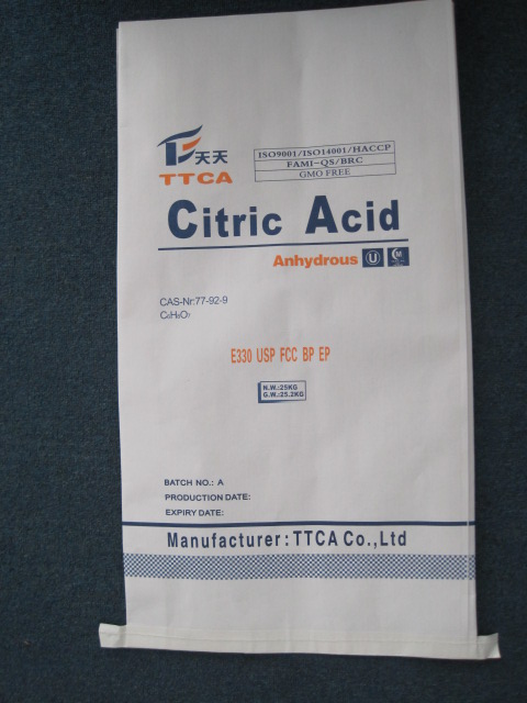 china ttca food grade citric acid with best price