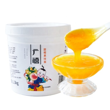 1.3kg Premium Sweet Orange Jam: Ideal for Fruit Tea Drinks and Bakery Food Ingredients