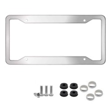 Custom Aluminum License Plate Frames - Personalized Wall Decor Signs