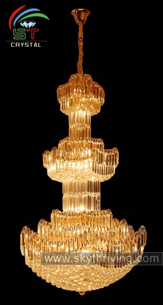 decorative hanging crystal pendant light