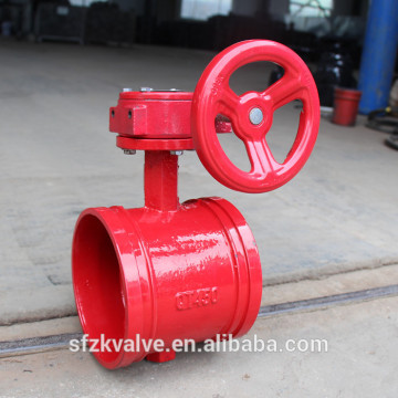 Cast Iron BS Grooved End Butterfly Valve
