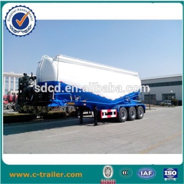 Bulk cement transport tanker truck semi trailer