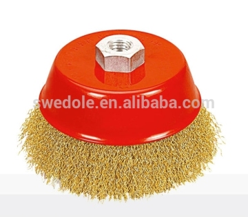 cup brushes-crimped wire steel wire brushes