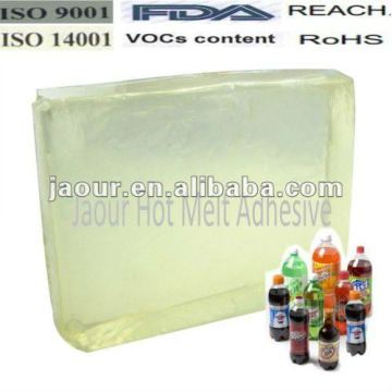 hot melt adhesive (block shape) for Coca -cola Material OPP Pearl Film Label