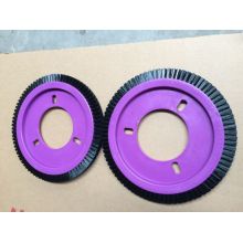 0.4mm negro Nylon rueda cepillo para LK Stenter maquinaria (YY-630)