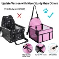 Portable Pet Car Booster Seat Travel Carrier Cage