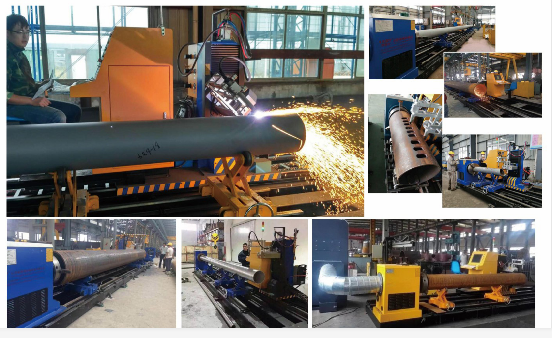 Pipe Cutting Machine For Metal Automatic Plasma Pipe CNC Cutting Machine