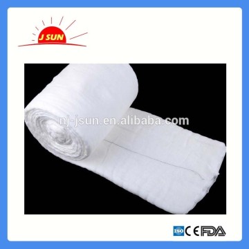 Dispsoable cotton covered gauze roll gauze & cotton tissue gauze cotton roll