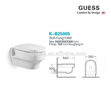 Wall mounted toilet toilet bathroom toilet