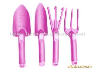 4pcs plastic garden hand tool set