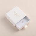 White Color Printed Drawer Gift Jewelry Box