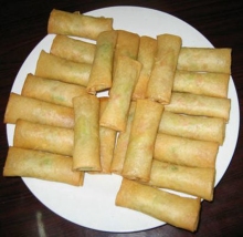 Deep Frozen Fried Spring Rolls Hot Sale