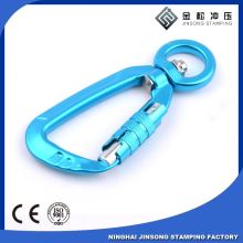 Black Keychain Carabiner Spring Hook For Wholesale With Cheap Price