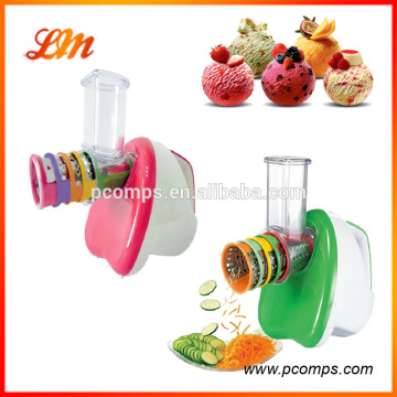 Hand Crank Ice Cream Machine Maker Use At Kitchen
