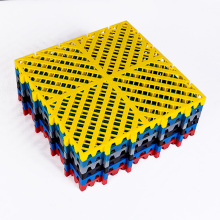 PVC Garage Floor Tile - Anti Slip Interlocking Car Wash Drain Floor Mat