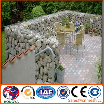 Anping Iso9001 factory Decorative gabion wall, gabion retaining wall price