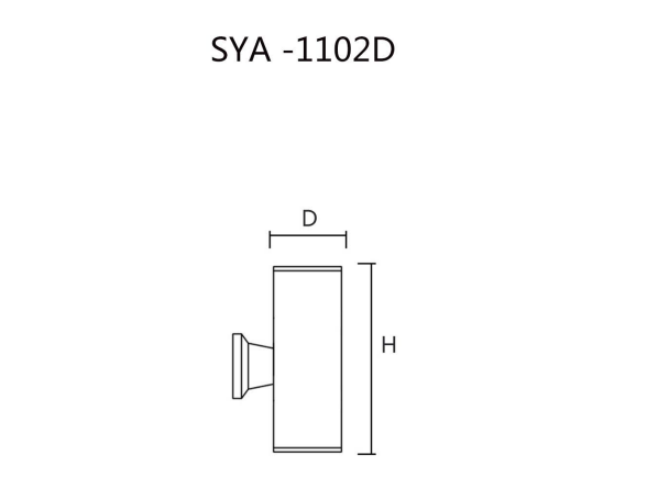 Safe High Power LED Wall Light