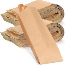 Custom Homemade Paper Bread Bags for Bakery and Baking Storage
