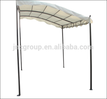 Painted metal frame garden gazebo