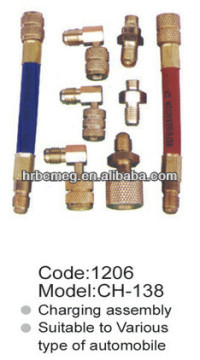 3 colors rubber charging hose assembly