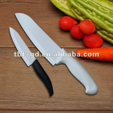 Sharp Ceramic Knife Set 7'' Santoku knife and 3'' Paring knife