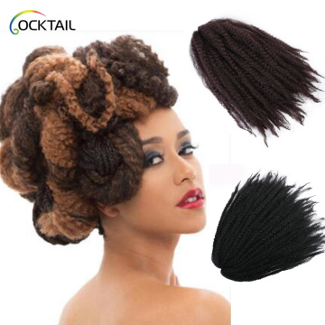 silver marley crochet braid hair extension, synthetic ombre marley hair braid afro twist weft