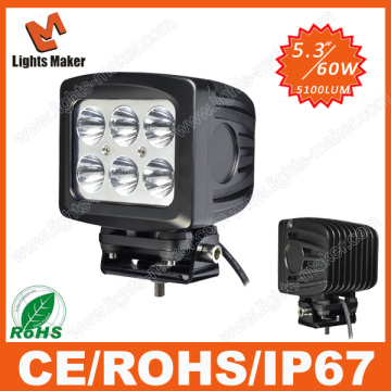 5.3'' 60W Lml-2260 off-Raod Driving Light Square LED Work Lamp