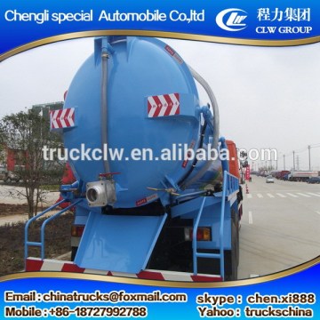 Discount latest dongfeng 8cbm vacuum sewage truck