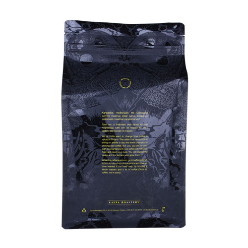 Bio Bio Réutilisable Sacs à café noir 12 oz mat mat