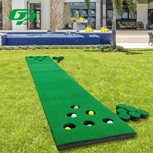 Battle Putt Pong Golf Putting Permainan Mat