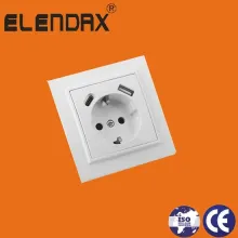 USB Type C European Wall Socket Interface