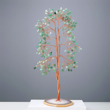 High Quality Healing Crystal Crafts: Wholesale Custom Crystal Trees Handmade with Agate