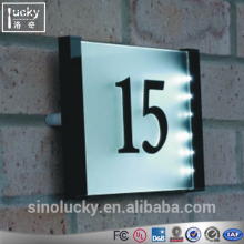 Acrylic Modern Door Numbering Wall Mount House Number room sign