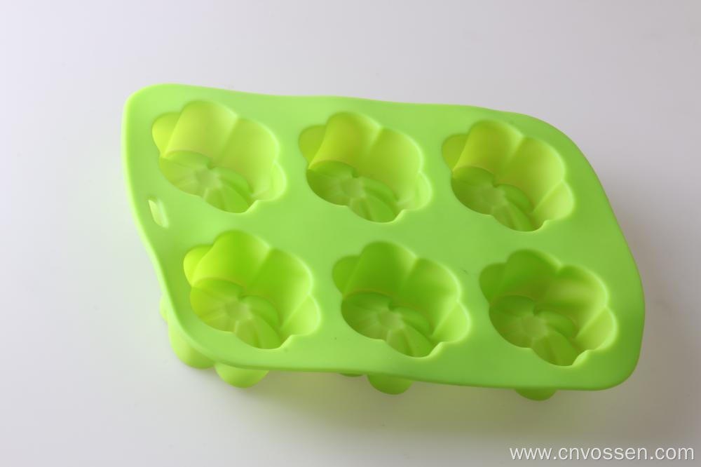 6 cups flower cake mold