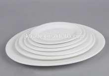 White Customized Fish Plate Ceramic Plates Dinnerware