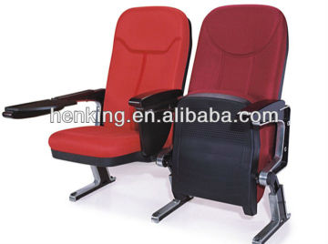 theatre chairs with writing pad