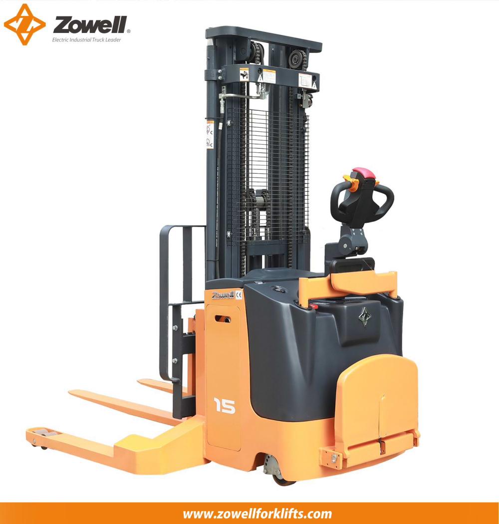 Electric Straddle Stacker Zowell Forklift