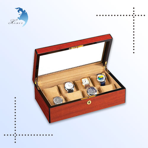 Promotional Custom Logo Screen Printing Wooden Display Watch Box