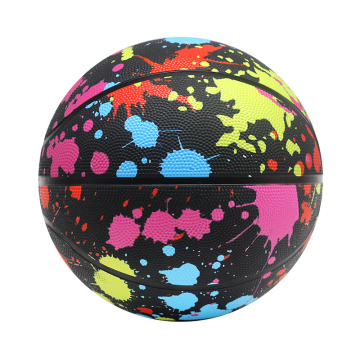 Size 7 custom rubber basket basketball ball