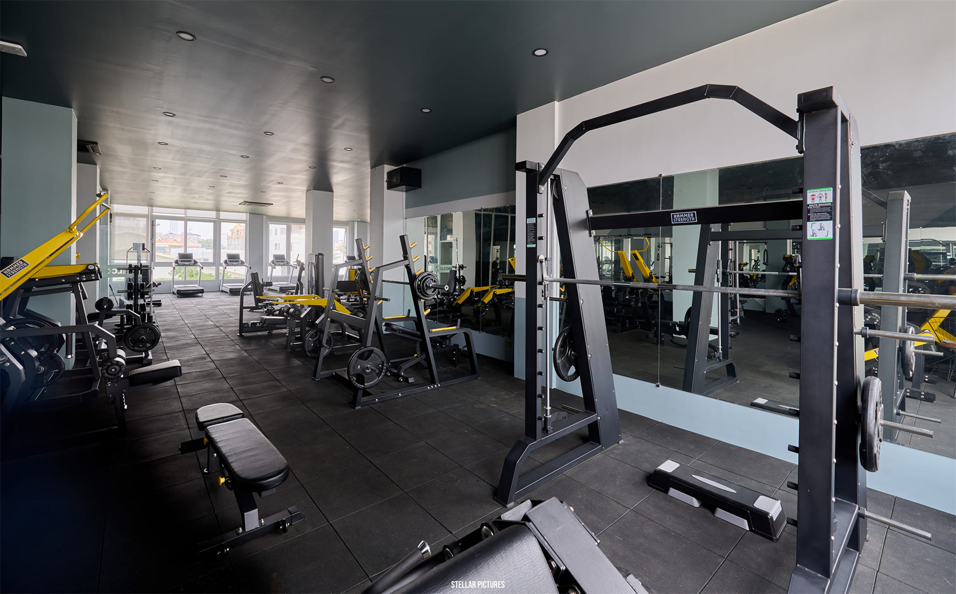 Cambodia High end hotel gym -Lafit fitness 350sqm (5)