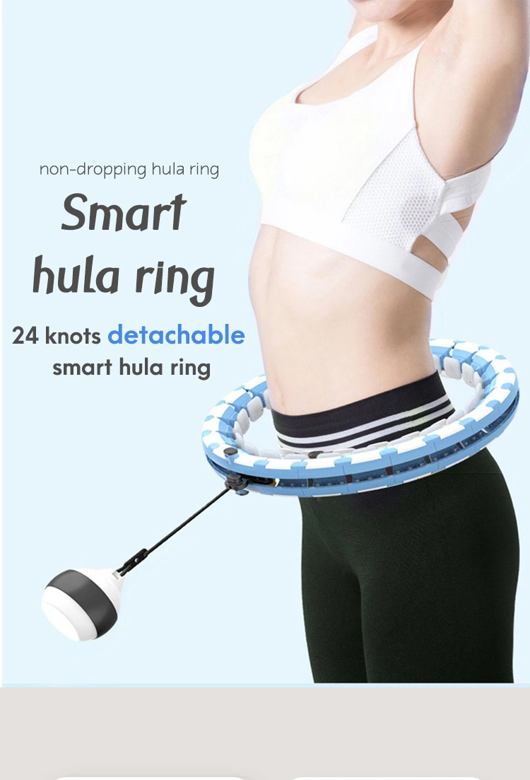 2021 Hot Amazon Hoola Hoops Plastic Smart Weighted Fitness Hula Hoop