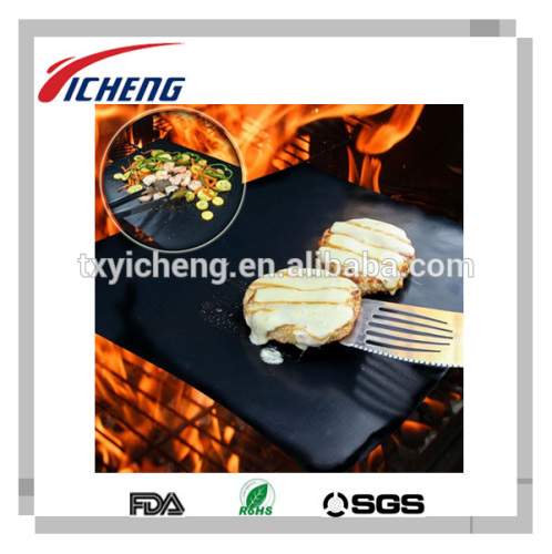 Works on Any BBQ Grill High Temperature Non-stick BBQ GRILL MAT Heavy Duty 0.20mm Non-stick PTFE BBQ Grilling Mat