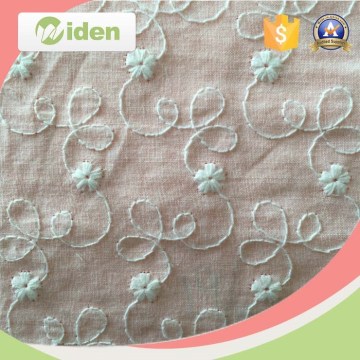 140 CM 100 Custom Malaysia White Cotton Lace Embroidery Fabric