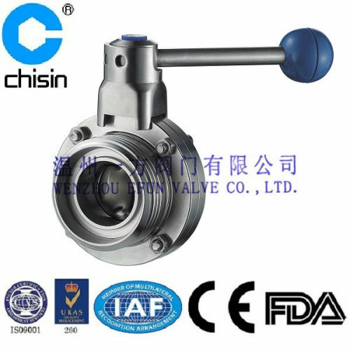 Dairy Valve------Sanitary Threaded Butterfly Valve