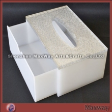 Acrylic/Perspex Drawer Type Napkin Case with Fashionable pattern