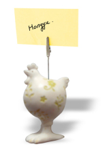 Polyresin Business Card Clips