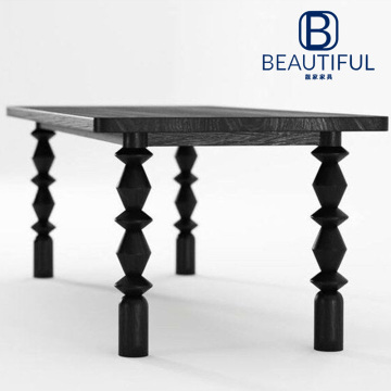 Elegant Solid Wood Coffee Table